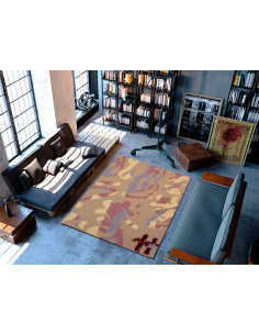 alfombras-crevillente-venta-de-alfombras-online-a-precios-económicos-envio-gratis-letters-multicolor-Pura lana virgen 170x240 2