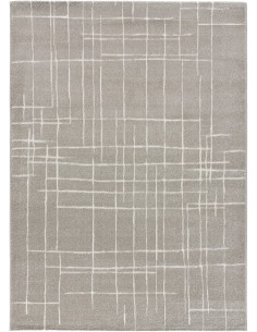 Alfombras-Crevillente-geométrica-libre-de-químicos-diseño-moderna-calidad-envío-GRATIS-SENSATION / Plata