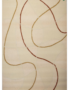 crevillente-venta-de-alfombras-online-precios-económicos-envio-gratis-geometrica-vintage-crema-Pura lana virgen natural