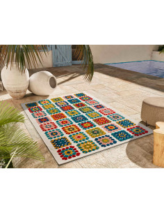 Alfombras-Crevillente-relieve-indoor-outdoor-diseño-moderna-vintage-terraza-piscina-patio-envíos GRATIS-multicolor 2